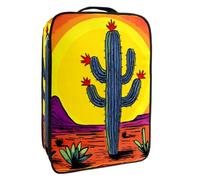 Borsa per scarpe da viaggio,custodia per scarpe portatile impermeabile,benvenuto cactus del deserto verde
