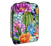 Borsa per scarpe da viaggio,custodia per scarpe portatile impermeabile,fiori cactus del deserto