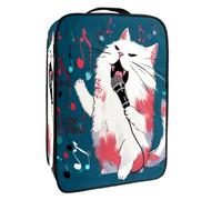 Borsa per scarpe da viaggio,custodia per scarpe portatile impermeabile,Gatto dei cartoni animati che canta