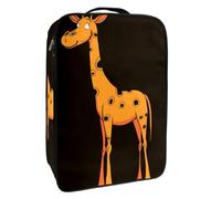 Borsa per scarpe da viaggio,custodia per scarpe portatile impermeabile,giraffa dei cartoni animati