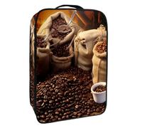 Borsa per scarpe da viaggio,custodia per scarpe portatile impermeabile,goditi l'ora del caffè