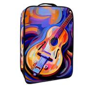 Borsa per scarpe da viaggio,custodia per scarpe portatile impermeabile,la musica di arte astratta nota la chitarra