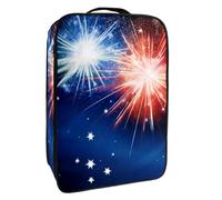 Borsa per scarpe da viaggio,custodia per scarpe portatile impermeabile,le stelle americane dei fuochi d'artificio festeggiano