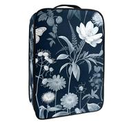 Borsa per scarpe da viaggio,custodia per scarpe portatile impermeabile,Libellula Della Pianta Del Fiore Della Farfalla