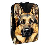 Borsa per scarpe da viaggio,custodia per scarpe portatile impermeabile,Modello animale colorato cane pastore
