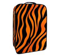 Borsa per scarpe da viaggio,custodia per scarpe portatile impermeabile,Modello astratto di struttura animale della zebra