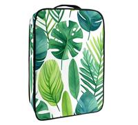 Borsa per scarpe da viaggio,custodia per scarpe portatile impermeabile,Modello di foglie tropicali hawaii