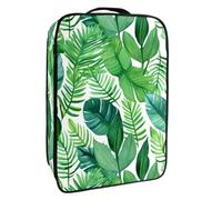 Borsa per scarpe da viaggio,custodia per scarpe portatile impermeabile,Modello di foglie tropicali hawaii