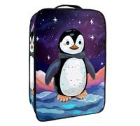 Borsa per scarpe da viaggio,custodia per scarpe portatile impermeabile,Modello di pinguino simpatico cartone animato