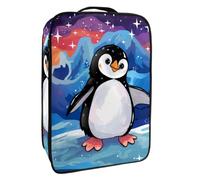 Borsa per scarpe da viaggio,custodia per scarpe portatile impermeabile,Modello di pinguino simpatico cartone animato