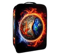 Borsa per scarpe da viaggio,custodia per scarpe portatile impermeabile,Pettegolezzo 3D Yin Yang Sole Terra