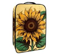 Borsa per scarpe da viaggio,custodia per scarpe portatile impermeabile,pianta di stile astratto girasole