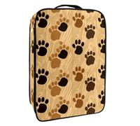 Borsa per scarpe da viaggio,custodia per scarpe portatile impermeabile,simpatico modello di zampa di cane animale