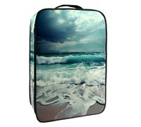 Borsa per scarpe da viaggio,custodia per scarpe portatile impermeabile,spiaggia onda e mare di sabbia