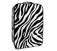 Borsa per scarpe da viaggio,custodia per scarpe portatile impermeabile,Stampa zebrata a righe animalier