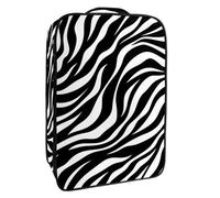 Borsa per scarpe da viaggio,custodia per scarpe portatile impermeabile,Stampa zebrata a righe animalier