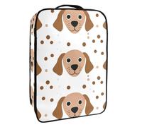 Borsa per scarpe da viaggio,custodia per scarpe portatile impermeabile,Stampe della zampa di cani svegli del fumetto