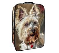 Borsa per scarpe da viaggio,custodia per scarpe portatile impermeabile,stile di arte della pittura del cane