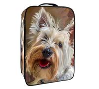 Borsa per scarpe da viaggio,custodia per scarpe portatile impermeabile,stile di arte della pittura del cane