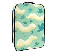 Borsa per scarpe da viaggio,custodia per scarpe portatile impermeabile,uccelli che volano e nuvole