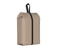 Borsa per scarpe da viaggio resistente all'acqua marrone chiaro tinta unita con maniglia per valigia scarpe da ginnastica stivali palestra 1 PC, 1 pezzo., One Size, Classico