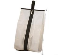 Borsa per scarpe in PVC trasparente con chiusura a cerniera, resistente alla polvere e impermeabile, organizer per calzature con maniglia per il trasporto, per viaggi e stagioni (B)