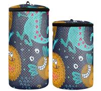Borsa per scarpe per lavatrice 2 pz scarpe da ginnastica borsa per lavatrice colorata mostri divertenti scarpe lavatrice borsa per lavanderia scarpe, Mostri divertenti colorati, 1 Size