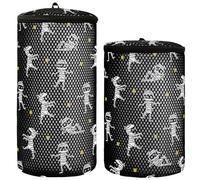 Borsa per scarpe per lavatrice Borsa per scarpe da ginnastica Borsa per lavatrice 2 Pz Sacchetto di lavaggio della biancheria da ginnastica Borsa per la pulizia Carino Mummia Modello Halloween