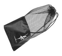 Borsa per Scarpette da Danza Coulisse Nera, Rete e Raso | Custodia Leggera e Compatta, un Pezzo, per Studio e Lezioni, Aiuta a Tenere Asciutte le Calzature