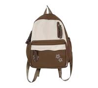 Borsa per scuola media alla Borse per libri grandi Tracolla comoda Zaino in nylon Zaino per adolescenti in stile campus giovanile