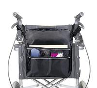 Borsa per sedia a rotelle, borsa per sedia a rotelle, borsa per sedia a rotelle, borsa portaoggetti per sedia a rotelle da appendere sul retro, per la maggior parte degli scooter elettrici, sedia a