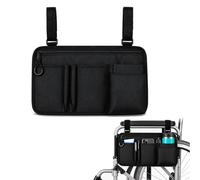 Borsa per Sedia a Rotelle per Motion Composites CHRONOS 2016-2018 | Borsa Laterale per Bracciolo | con Portabicchieri | Tessuto Oxford Impermeabile | Multi Tasche | Portaoggetti Multitasche