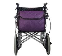 Borsa per sedia a rotelle,zaino per sedia a rotelle,per la maggior parte delle sedie a rotelle elettriche,scooter mobili,grande accessorio da appendere sul retro,per disabili,anziani (viola)