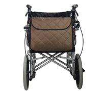 Borsa per sedia a rotelle,zaino per sedia a rotelle,per la maggior parte delle sedie a rotelle elettriche,scooter mobili,grande accessorio da appendere sul retro,per disabili,anziani (marrone)