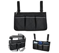 Borsa per Sedia Rotelle Ltsbaed Impermeabile Borsa per Zaino con Sedia A Rotelle con Strisce Riflettenti Borsa Laterale per Sedia Rotelle Adatta Maggior Parte Delle Sedie Rotelle Passeggini Rollator