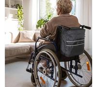 Borsa Per Sedie A Rotelle - Grande Zaino Per Tote Per Sedie Elettriche | Custodia Per Accessori Per Gli Adulti E Anziani | Organizzatore Di Viaggio Con Cinturini Da Appendere A Posteriori | Deposito S
