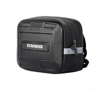 Borsa per sedile posteriore moto, 7L/9L, in pelle PU, da appendere, per viaggi e equitazione, impermeabile, installazione rapida, non deformabile, adatta alla maggior parte delle moto (grande)