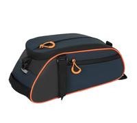 Borsa per sellino da ciclismo, borsa da sella impermeabile, portaoggetti per bici compatta, posteriore con rivestimento impermeabile, organizer sotto il sedile per kit di attrezzi di