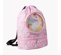 Borsa per Separazione Umido E Asciutto da 1 Pezzo, Borsa Carina per Ragazze, Zaino per Ragazze, Borsa da Palestra, Borsa Impermeabile, Borsa per Bambini, Zaino da Balletto