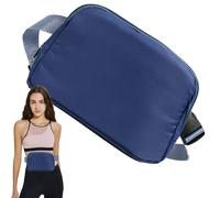 Borsa per sling outdoor, Casual Waist Pack, Lightweight Sling Bag, 21 x 4,5 x 15 cm, Adjustable Sling Fanny Pack for Running and Travel with Lightweight Design for Comfort and Convenience, blu navy