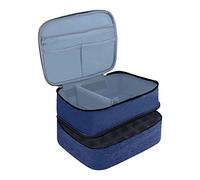 Borsa per smalto per unghie, borsa per strumenti per manicure, rossetti, lampada per unghie, blu, 25 x 20 x 19 cm, Blu, 25 x 20 x 19 cm, 25x20x19cm, come descrizione