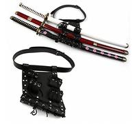 Borsa per spada, custodia per trasporto spada, cintura posteriore per costume da anime Ninja Hero Cosplay, Cintura per tre spade