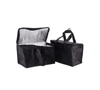Borsa per Spesa Isolata nel Confezione da 2: Borsa per Spesa con Cerniera Pieghevole Resistente per Shopping per Catering Riutilizzabile Caldo e