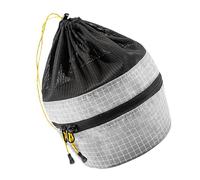 Borsa per stoviglie da campeggio, borsa per il trasporto per stoviglie da campeggio, borsa impermeabile per piatti da picnic, ciotole, organizer per pentole da campeggio, grigio, Refer to description