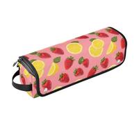 Borsa per strumenti per capelli freschi di frutta per ferri da stiro, piastre, ferro arricciacapelli, organizer portatile da viaggio essenziale per le donne tappetino resistente al calore grande