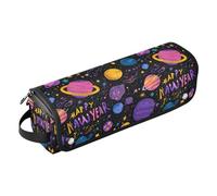 Borsa per strumenti per capelli viola pianeta di Capodanno per piastra piastra ferro arricciacapelli asciugacapelli e accessori per lo styling strumenti organizer da viaggio donna essenziale da