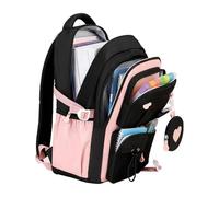 Borsa per studenti - Zaino per la scuola da 1 unità Tasche multiple Bambini Elementare Medio Università Primaria Bambini Adolescenti Amici Figlia Professionale Hardware ad alta resistenza Robusto Dure