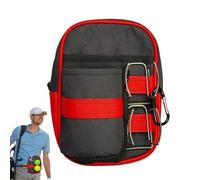 Borsa per supporto per tee da golf - Palla da golf Fanny Pack | Soppossibilità di cinghia a sfera Gôlf Balls Storage Scheches | Forniture esterne Ceppo per organizzatore di dimensioni leggere per