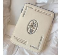 Borsa per tablet con lettera minimalista, borsa per laptop da donna carina, custodia per laptop da 11-15 pollici, custodia protettiva per laptop con testo minimalista, custodia protettiva per tablet c