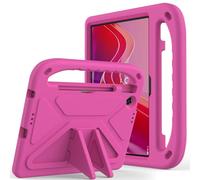 Borsa per tablet PC, custodia per bambini compatibile con Lenovo Tab K10 2nd (10.1) TB-311FU,Light Weight Shock Proof Handle Stand Kids Friendly Shockproof Protective Cover Case+Shoulder Strap(Rosa